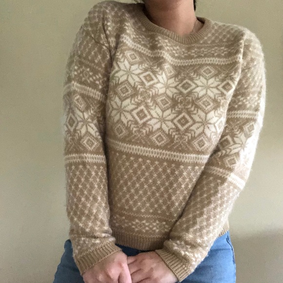 Embassy Row Petites Angora Wool Sweater - Picture 2 of 4